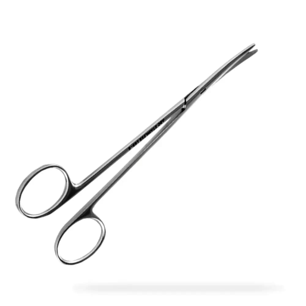 TESOURA METZEMBAUM EM AÇO INOX DIÉRESE DELICADA CURVA ABC