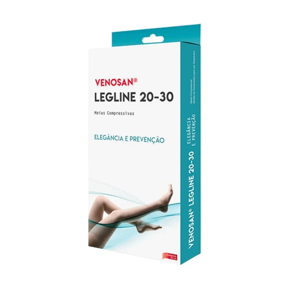 MEIA CALÇA COMPRESSIVA LEGLINE 20-30 PÉ ABERTO VENOSAN