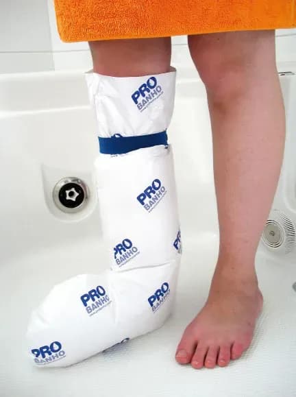 PROTETOR DE GESSO MEIA PERNA PROBANHO BIOFLORENCE