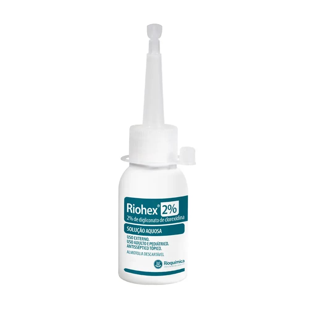CLOREXIDINA SOLUÇÃO AQUOSA 2% RIOHEX RIOQUÍMICA