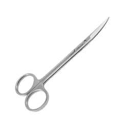 Tesoura Íris Serrilhada com Faceta 11 cm. Curva