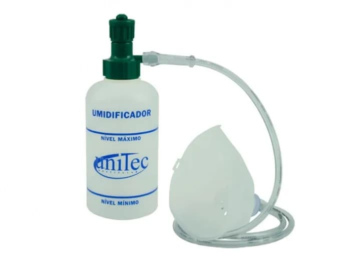 Conjunto de Umidificação com Frasco de PVC 250 ml - Unitec