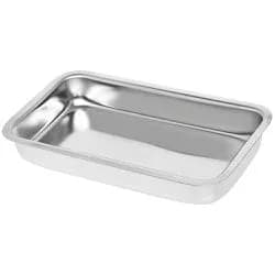 Bandeja de Inox Retangular 30x20x04cm