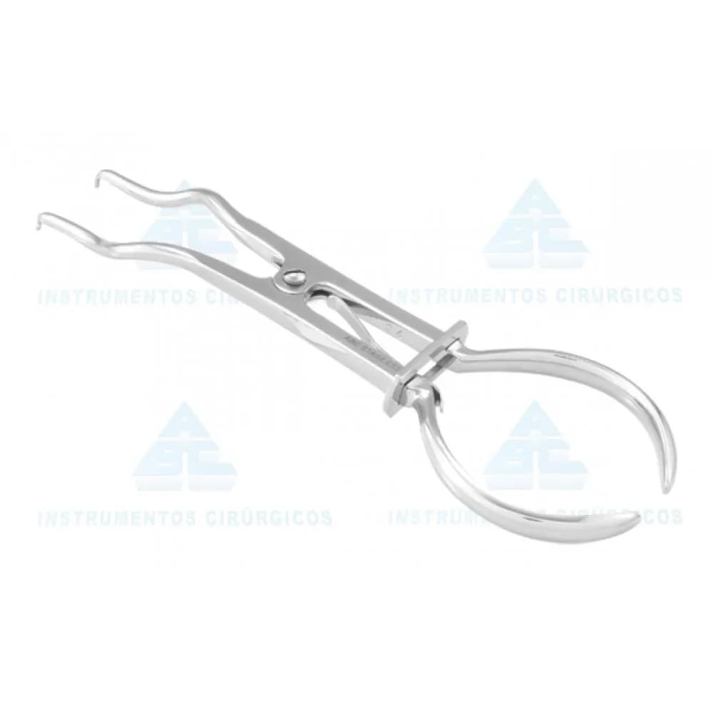 Pinça Brewer Porta Grampo 17 cm - ABC