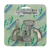 Moldeira Inox Parcial Perfurada Sortida - Tecnodent