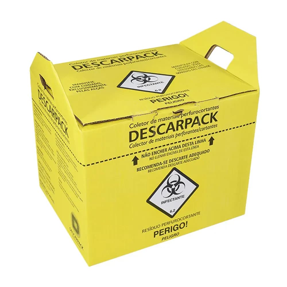 COLETOR ESPECIAL DE MATERIAIS PERFUROCORTANTE DESCARPACK