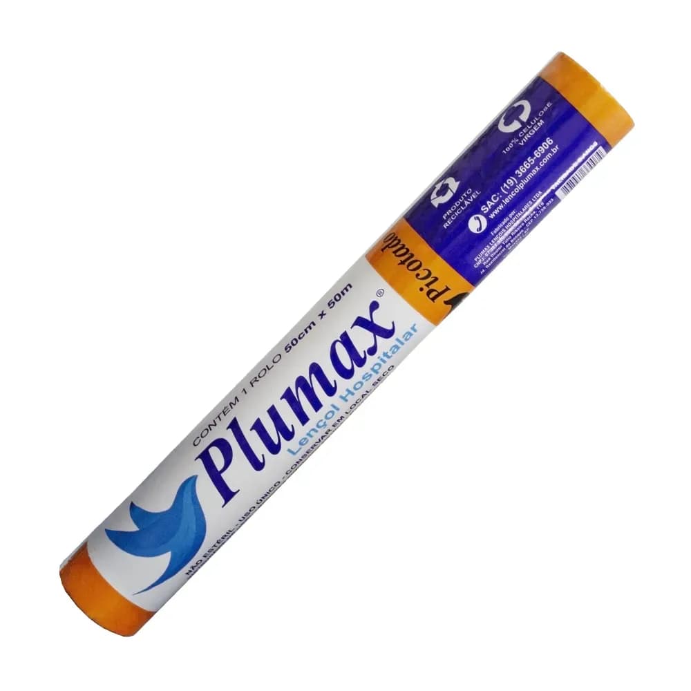 LENÇOL DE PAPEL UN COM PICOTE PLUMAX