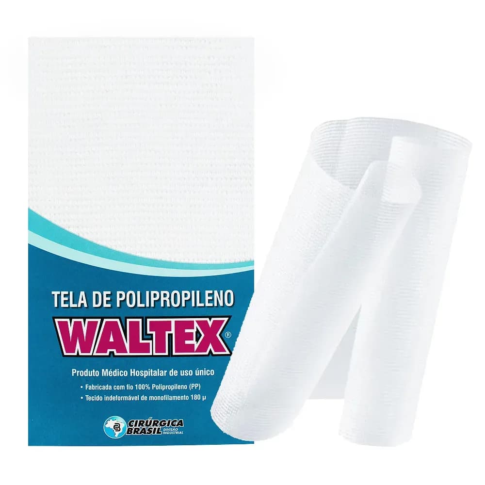 TELA CIRÚRGICA DE POLIPROPILENO MARLEX INORGÂNICA WALTEX