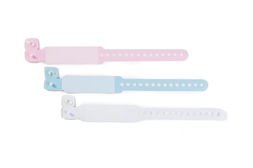 Pulseira para Identificação Infantil com 100 unidades