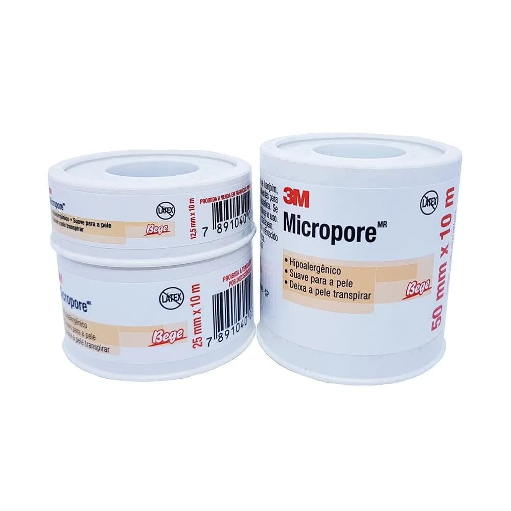 Fita Micropore Cor da Pele - 3M