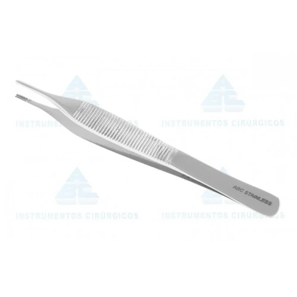 Pinça Adson Brown 9x9 Dentes 12 cm para uso geral - ABC