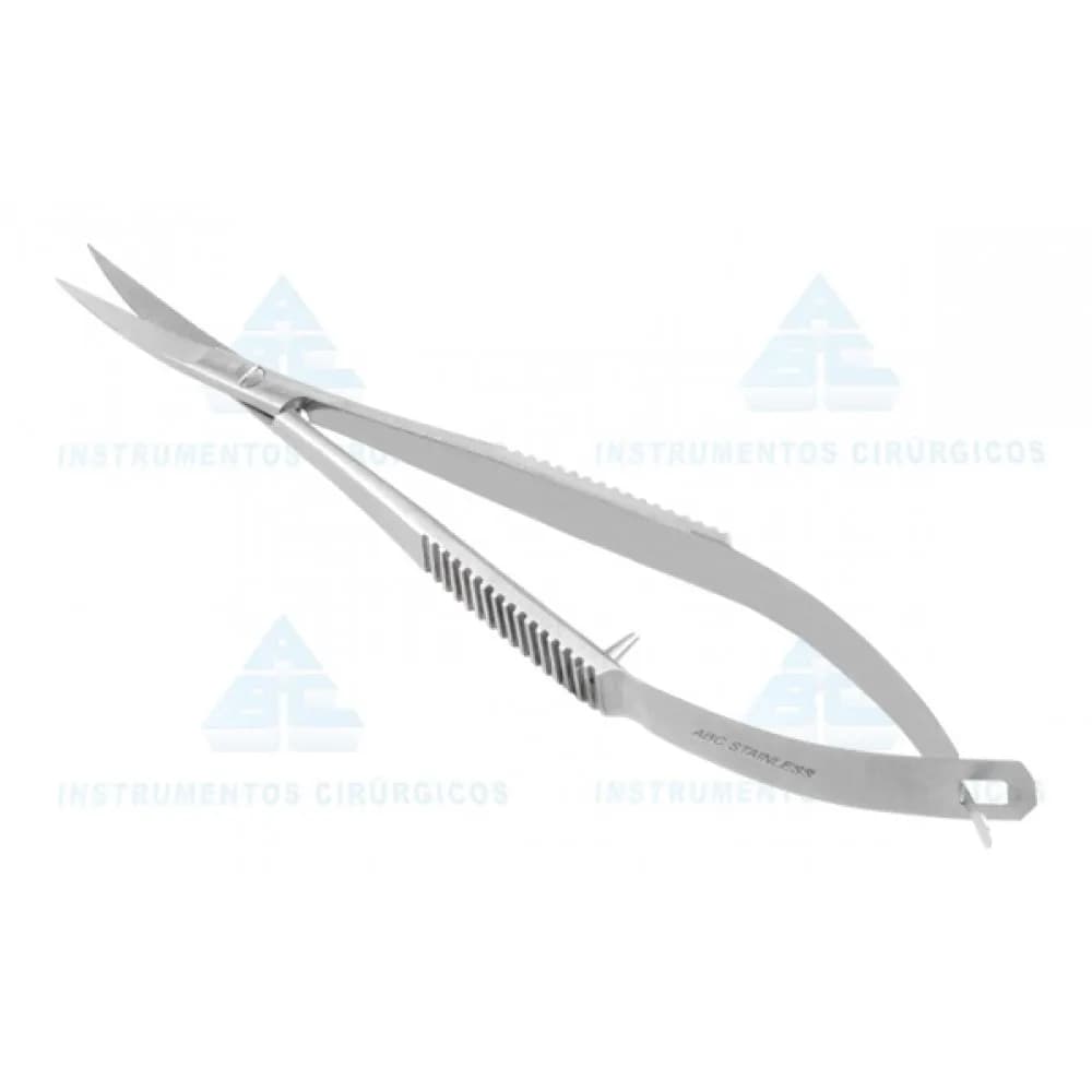 Tesoura Castroviejo curva 9 cm para Micro Cirurgia - ABC