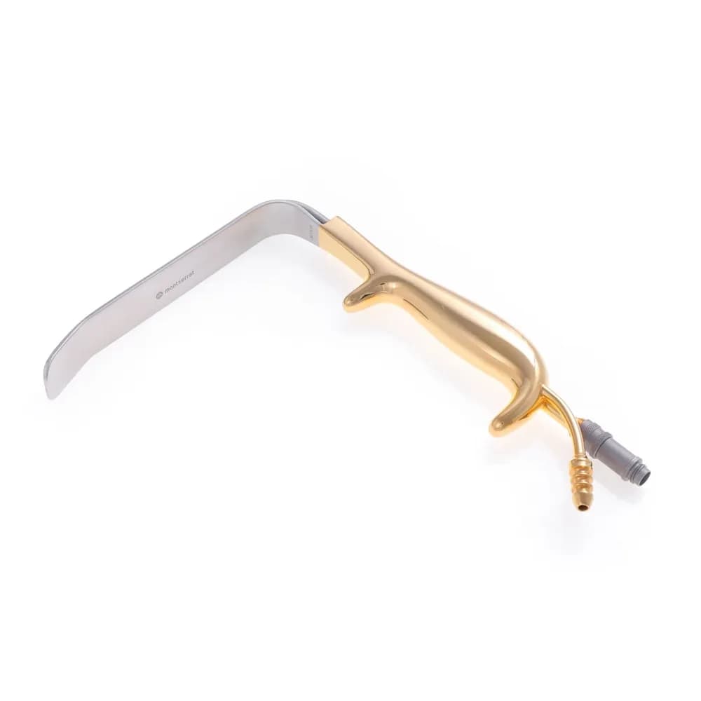 Afastador Universal com Entrada p/ Fibra Óptica/Aspirador 13 cm
