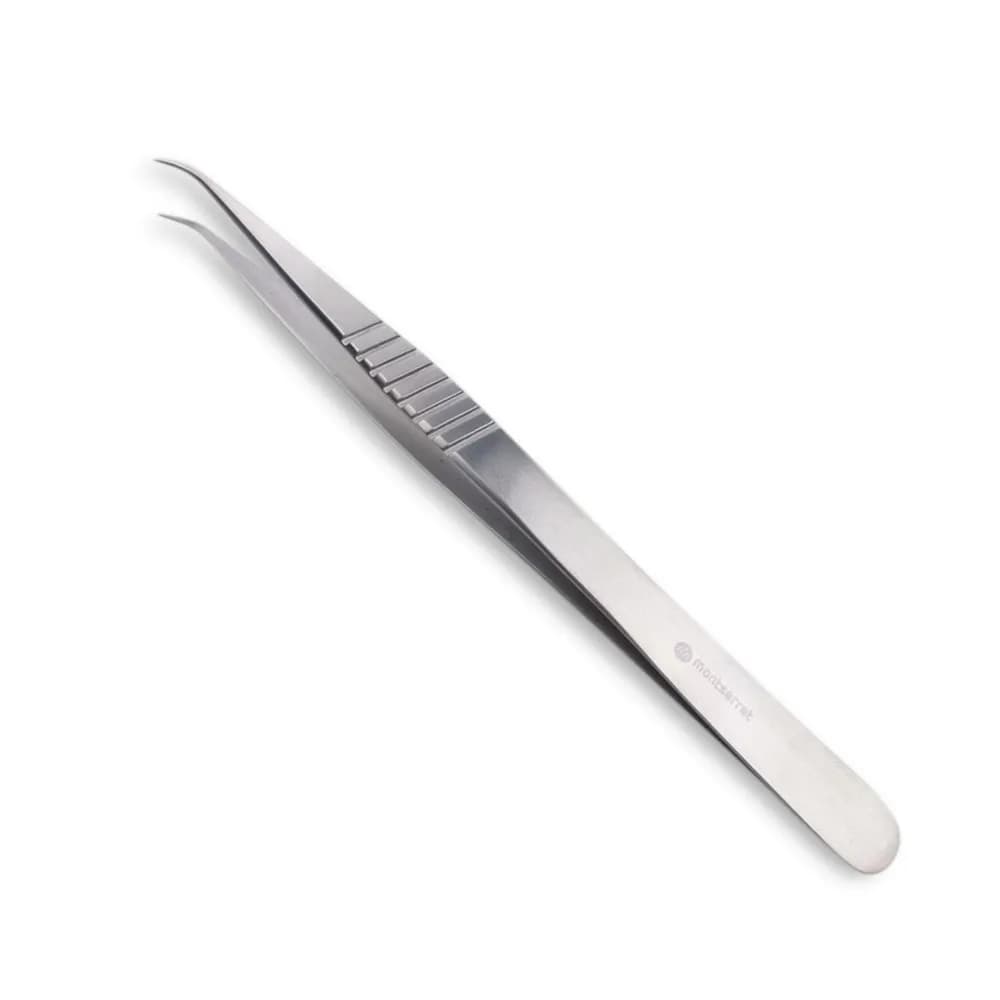 Pinça Relojueiro Angulada 18 cm x 9 mm 45º