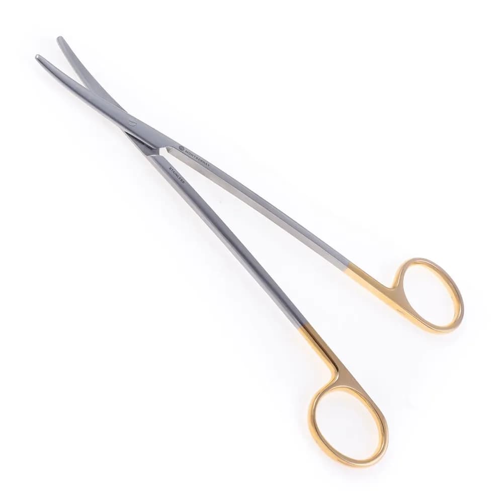 Tesoura Metzembaum Curva 18 cm c/ Vídea