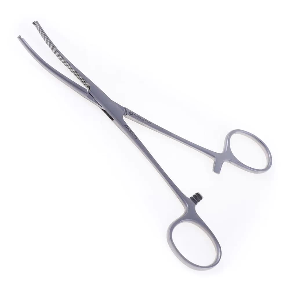 Pinça Kocher Curva 16 cm