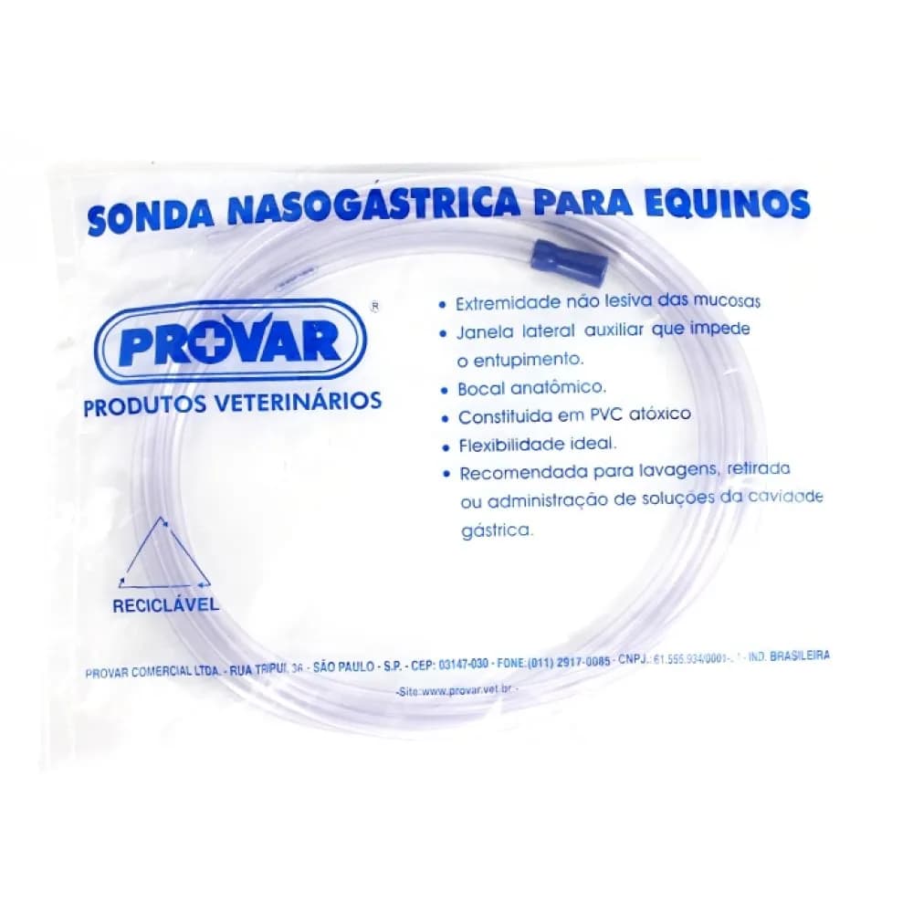 Sonda Nasogástrica para Equinos - Provar