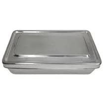 Estojo Inox Liso G101 20x10x5cm - Golgran
