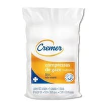 Compressa de Gaze Íris 9 Fios Não Estéril 7,5x7,5cm - Cremer