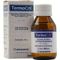 Resina Acrílica Termopolimerizável Termocril Sem Crosslink 50ml - Imodonto
