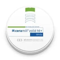 Disco de Zircônia para Cad/Cam Ceramill Zolid Ht+ Branco 98X25 F