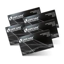 Kit 5 Caixas Luva Para Procedimento Nitrílo Sem Pó Preto - Safemax