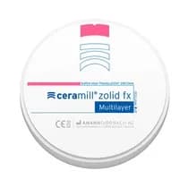 Disco para CAD/CAM Ceramill Zolid FX Multilayer D2/D3 98x20