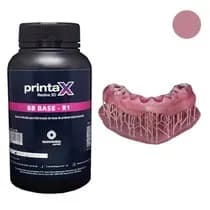Resina para Impressora 3D Printax Bb Base Rosa Claro 500g - Odontomega