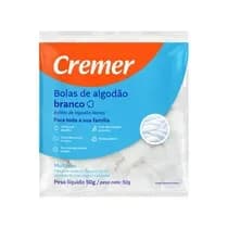 Algodão Hidrófilo Bola 50g - Cremer