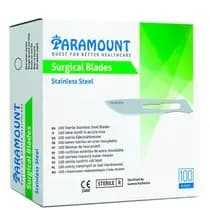 Lâmina de Bisturi de Aço Inox Estéril - Paramount