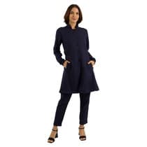 Jaleco Feminino Unik Azul Marinho - FunWork