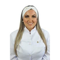 Touca Turbante Branco - Dana Jalecos Exclusivos
