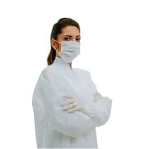 Avental TNT Manga Longa 20G Branco - SP Protection