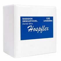 Babador Descartável Dental Bibs Impermeavel 33x45 cm - HospFlex