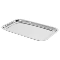 Bandeja em Inox Retangular Econox Autoclavável 22x17x1,5cm - Fami