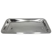 Bandeja para Esterilização Inox Lisa Autoclavável 22x9x1,5cm - Golgran GG