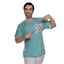 Blusa Scrub Unissex Estampada Tio Paulo - FunWork