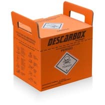 Coletor de Materiais Químicos Perfurocortantes - Laranja 13L