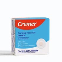 Curativo Redondo Em Rolo Branco