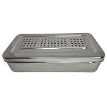 Estojo para Esterilização Inox Perfurado Autoclavável 26x12x6cm - Golgran GG