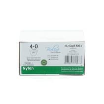 Fio Cirúrgico De Nylon Preto 4-0 Ag 1/2 Cil 2,0cm