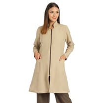 Jaleco Feminino Dupla Face Marrom e Nude