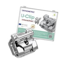 Kit Bráquete de Aço Autoligado Interativo U-Clip MBT 0,022 01 Caso - Orthometric