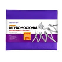 Kit Promocional Instrumentais para Alinhadores Grátis 1 Porta Alicate - Orthometric