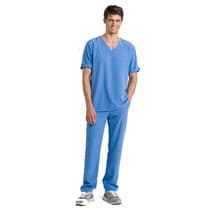 Pijama Scrub Masculino Easy Azul