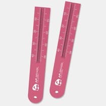 Régua Endodôntica Milimetrada Alumínio 40mm - AF do Brasil