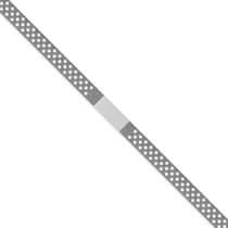 Tira de Lixa de Aço Diamantada Perfurada Média 4,0mm