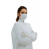Avental TNT Manga Longa 40GR Branco - SP Protection