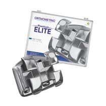 Bráquete Metálico Premium Elite - MBT 0.022 - Orthometric