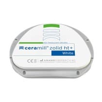 Venc 31/08/2026 Disco Cad/Cam Zircônia Ceramill - Zolid Ht+ White 71X25mm - Amanngirrbach